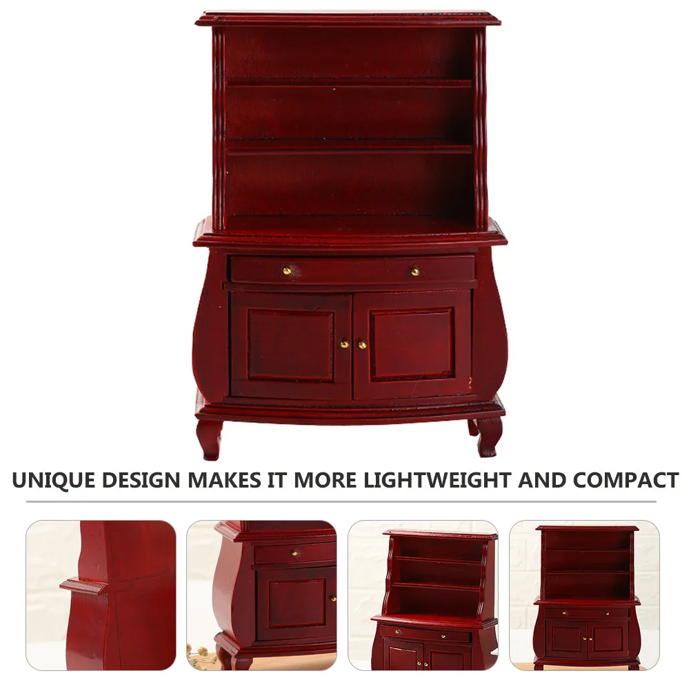 Mini House Cabinet Wooden Furniture Accessory for Mini House Decoration Exquisite Workmanship Lifelike Detail Compact
Mini House Cabinet Wooden Furniture Accessory for Mini House Decoration Exquisite Workmanship Lifelike Detail Compact