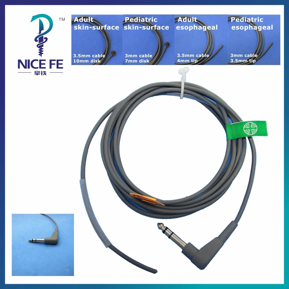 Многоразовый датчик температуры для монитора YSI700: датчик температуры кожи, поверхности кожи и ректальный датчик для взрослых и младенцев, а также адаптер.
Многоразовый датчик температуры для монитора YSI700: датчик температуры кожи, поверхности кожи и ректальный датчик для взрослых и младенцев, а также адаптер.