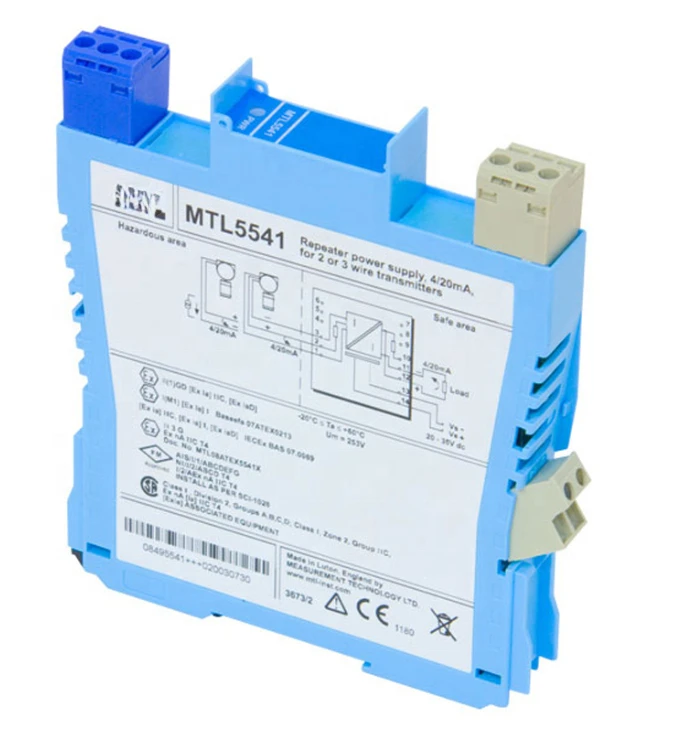 MTLs Safety Barrier MTL5541 Repeater Power Supply The Best Price And The Best Quality
MTLs Safety Barrier MTL5541 Repeater Power Supply The Best Price And The Best Quality