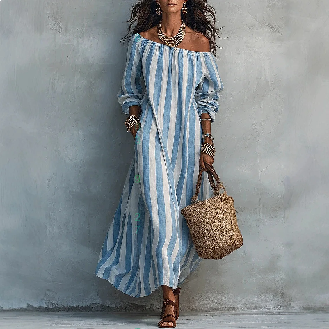 Sexy Off Shoulder Stripe Maxi Dress Long Dresses Spring Summer Casual Jumpsuit Playsuit Overall Matching Set
Sexy Off Shoulder Stripe Maxi Dress Long Dresses Spring Summer Casual Jumpsuit Playsuit Overall Matching Set