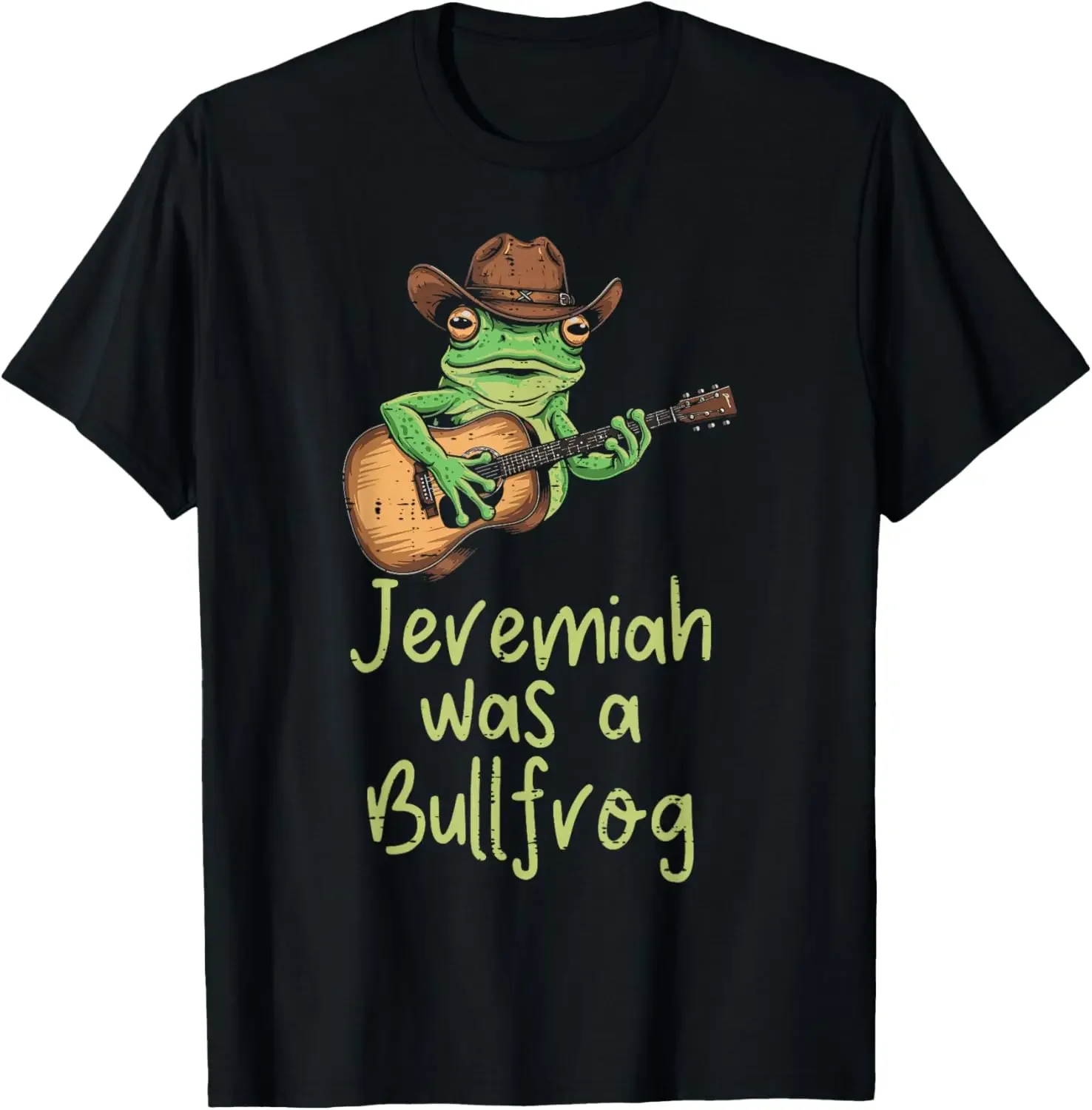 Was A Bullfrog Cowboy Frog Playing Guitar Graphic Tee Cotton Casual T-Shirt
Was A Bullfrog Cowboy Frog Playing Guitar Graphic Tee Cotton Casual T-Shirt