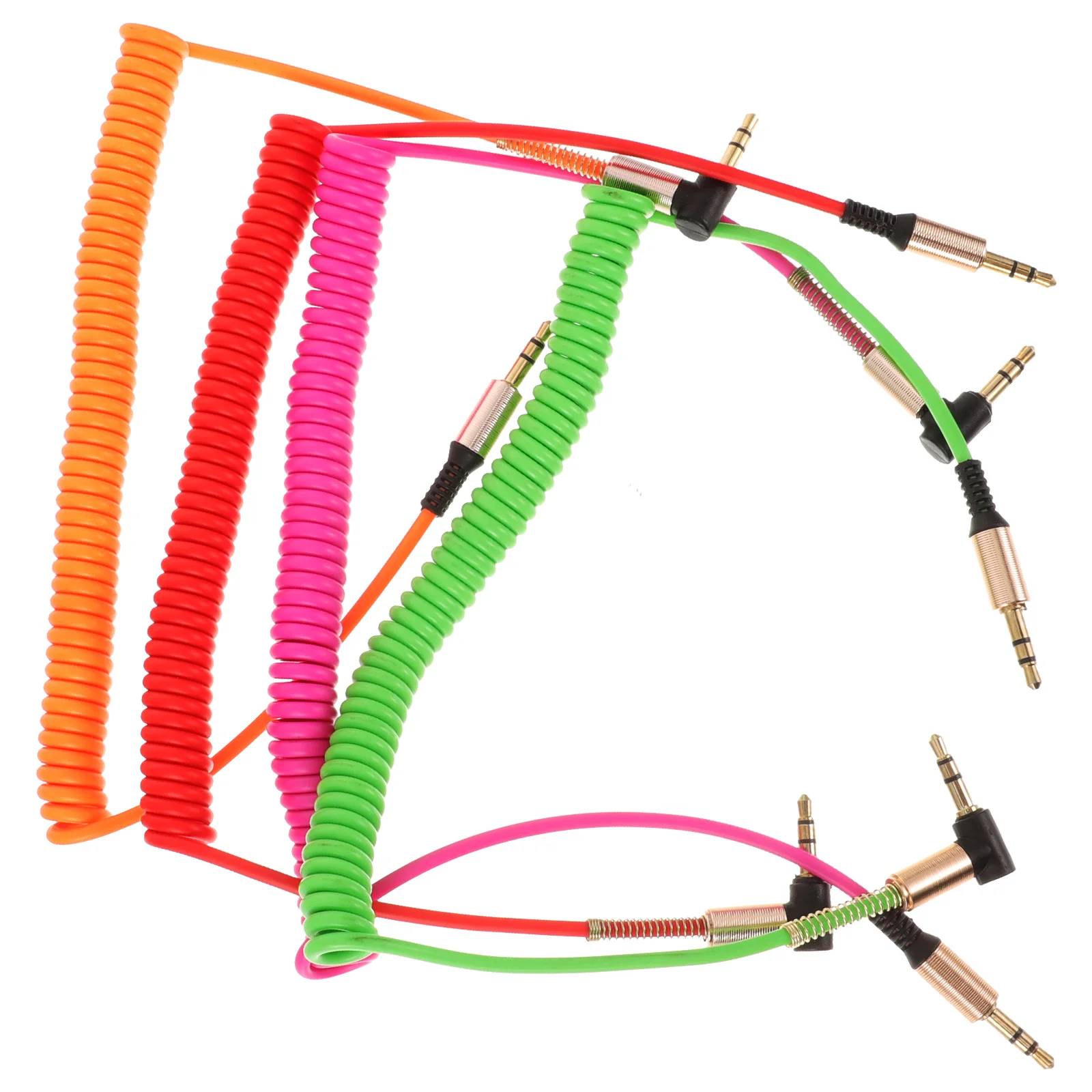 4 Pcs Aux Cable for Car Audio Connecting Components Coiled Headphone Metal Extension
4 Pcs Aux Cable for Car Audio Connecting Components Coiled Headphone Metal Extension