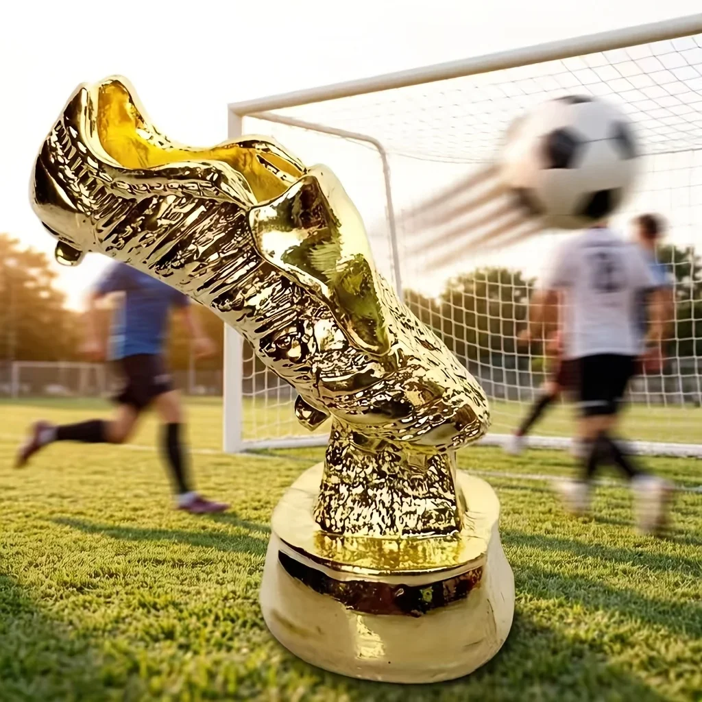 1 Mini Golden Boot trophy an ideal choice for decorating homes and offices, a great collectible for sports enthusiasts; it can be displayed on bookshelves or in cars, and is suitable as a decorative item for Christmas, Halloween
1 Mini Golden Boot trophy an ideal choice for decorating homes and offices, a great collectible for sports enthusiasts; it can be displayed on bookshelves or in cars, and is suitable as a decorative item for Christmas, Halloween