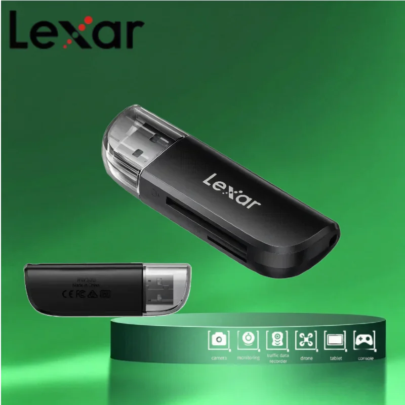 Lexar USB3.2 Gen1 RW300U 2 in 1 Dual Card Slot Micro sd Card Reader High Speed Read TF/SD Memory Cards Reader
Lexar USB3.2 Gen1 RW300U 2 in 1 Dual Card Slot Micro sd Card Reader High Speed Read TF/SD Memory Cards Reader
