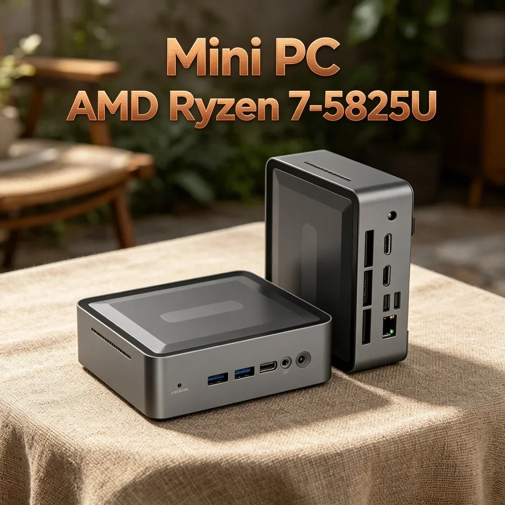 Blithe U58 2×DDR4 3200MHz Ryzen7 5825U Mini PC, M.2 SSD+HDD Win11 Pro WiFi6 BT5.2 Sleek Desktop PC Corporate Work Light Gaming
Blithe U58 2×DDR4 3200MHz Ryzen7 5825U Mini PC, M.2 SSD+HDD Win11 Pro WiFi6 BT5.2 Sleek Desktop PC Corporate Work Light Gaming
