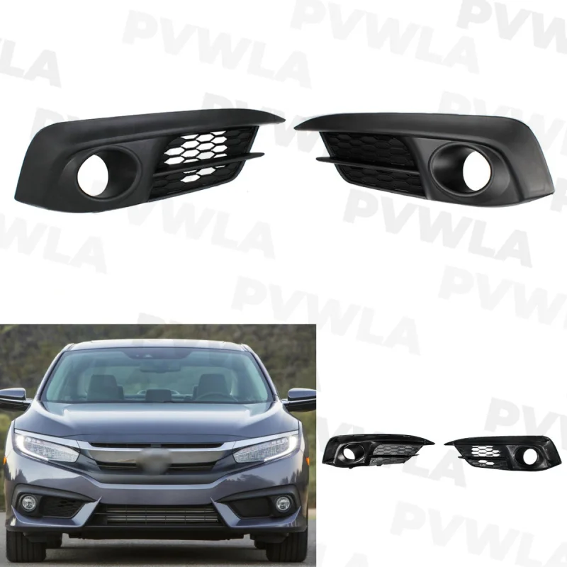 For Honda Civic 2016 2017 2018 Left & Right Side Fog lamp frame Front Bumper Fog Lamp Light Grille Cover
For Honda Civic 2016 2017 2018 Left & Right Side Fog lamp frame Front Bumper Fog Lamp Light Grille Cover