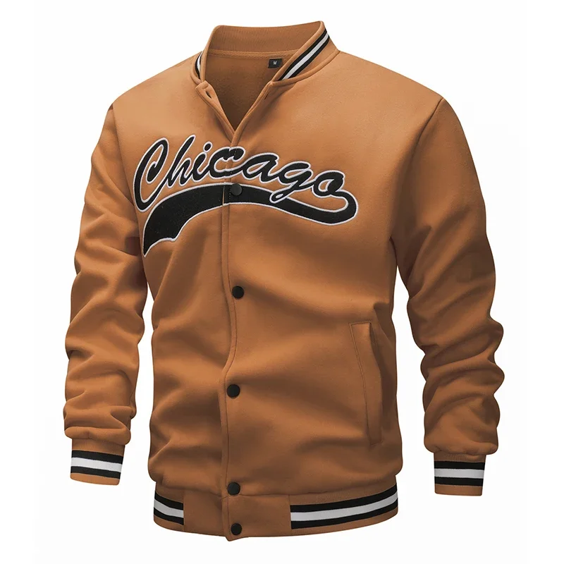 Varsity Jacket Men Letter Embroidery American Baseball Jackets Spring Streetwear Fashion Hip Hop Coats Men Youth Couple Clothes
Varsity Jacket Men Letter Embroidery American Baseball Jackets Spring Streetwear Fashion Hip Hop Coats Men Youth Couple Clothes