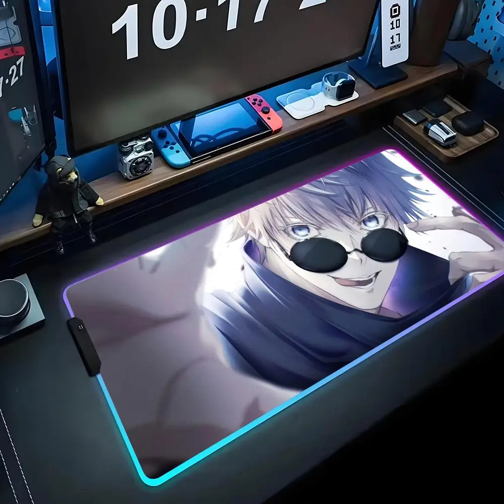 Anime characters gojo Mouse Pad RGB Gaming Mousepad Big LED Pad PC Desk Mat Luminous Mouse Pad Large Keyboard Mats Table Rug
Anime characters gojo Mouse Pad RGB Gaming Mousepad Big LED Pad PC Desk Mat Luminous Mouse Pad Large Keyboard Mats Table Rug