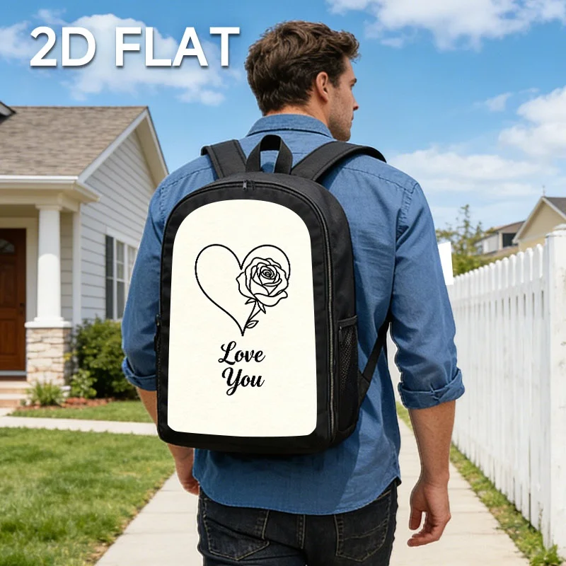 1, unisex simple wind love rose "love you" backpack - light and durable polyester travel daily backpack, equipped
1, unisex simple wind love rose "love you" backpack - light and durable polyester travel daily backpack, equipped
