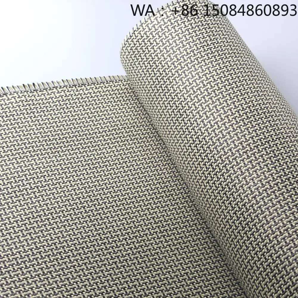 185GSM 3K Carbon 1500D Aramid Woven Fabric, plain mixed yarn cloth roll for high strength industrial composite customization
185GSM 3K Carbon 1500D Aramid Woven Fabric, plain mixed yarn cloth roll for high strength industrial composite customization
