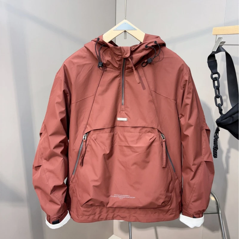 New American Trend Half-zipper Hoodie Hooded Sweatshirt Pocket Spring Autumn Cargo Jacket Men Tops Streetwear Loose Outerwear
New American Trend Half-zipper Hoodie Hooded Sweatshirt Pocket Spring Autumn Cargo Jacket Men Tops Streetwear Loose Outerwear