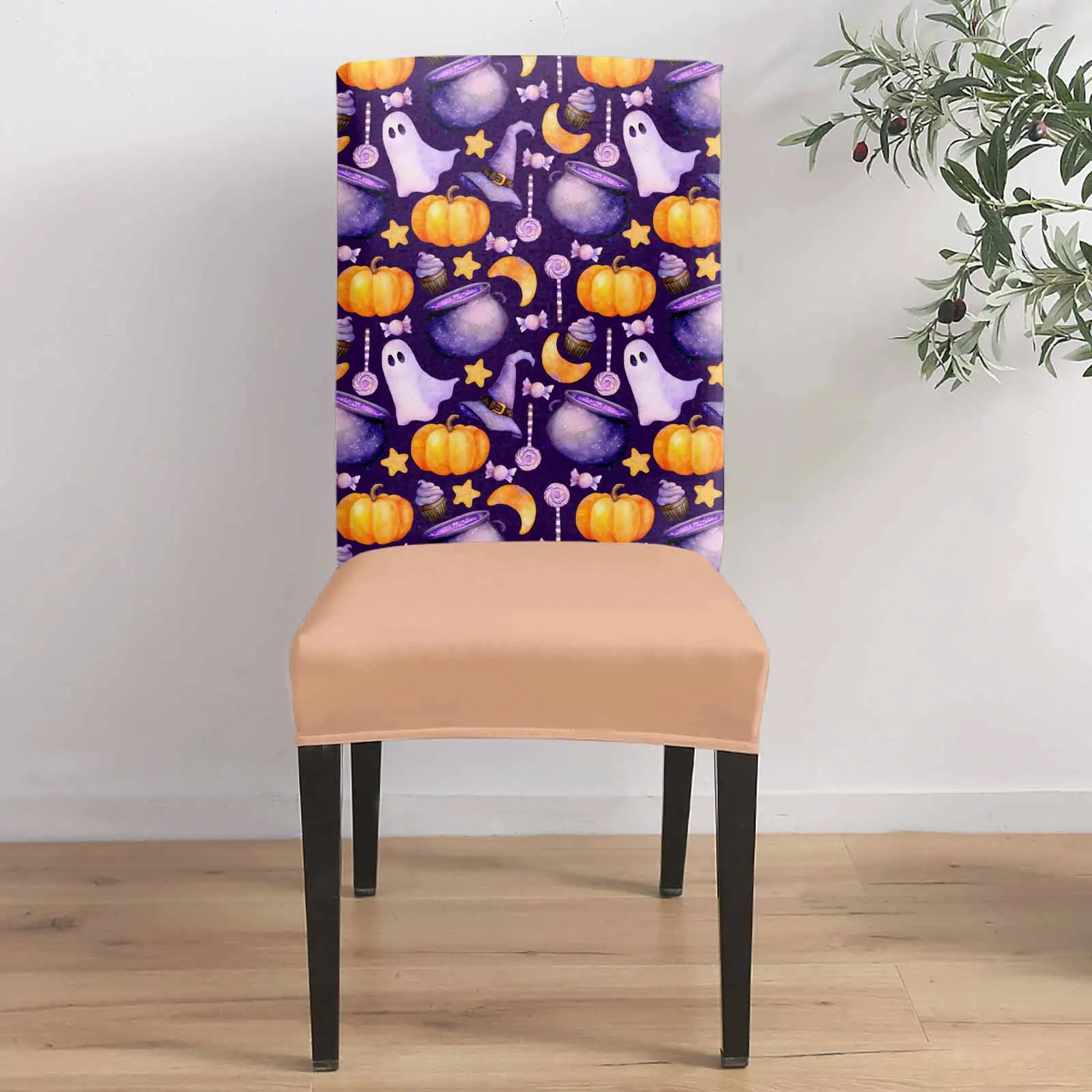 Purple Magic Hat Pumpkin Ghost 4/6/8PCS Spandex Elastic Chair Case For Wedding Hotel Banquet Dining Room
Purple Magic Hat Pumpkin Ghost 4/6/8PCS Spandex Elastic Chair Case For Wedding Hotel Banquet Dining Room