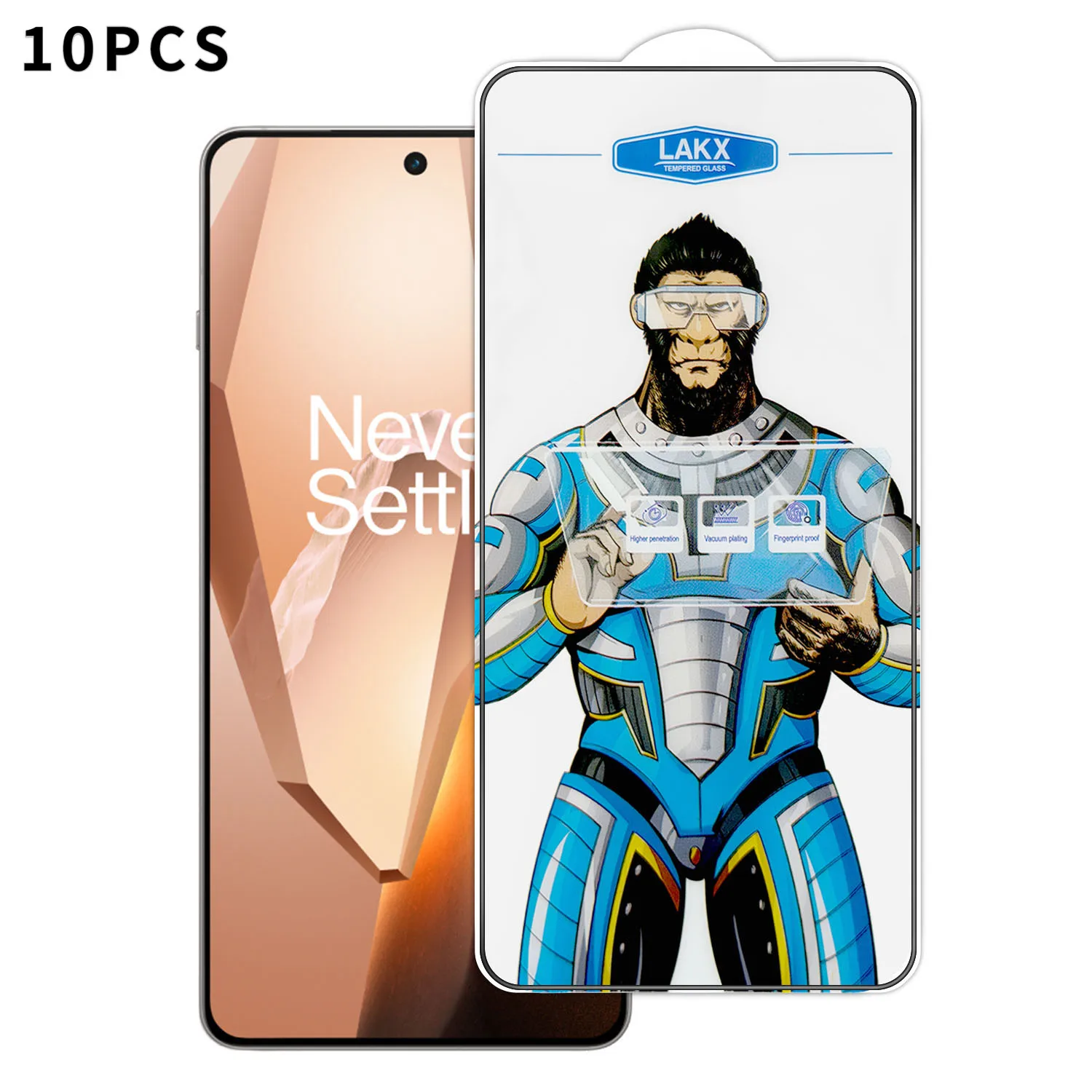 For OnePlus 13R 5G 10Pcs High Definition Tempered Glass Anti-fingerprint Anti-static Electroplating Full Screen Protector - Tran
For OnePlus 13R 5G 10Pcs High Definition Tempered Glass Anti-fingerprint Anti-static Electroplating Full Screen Protector - Tran