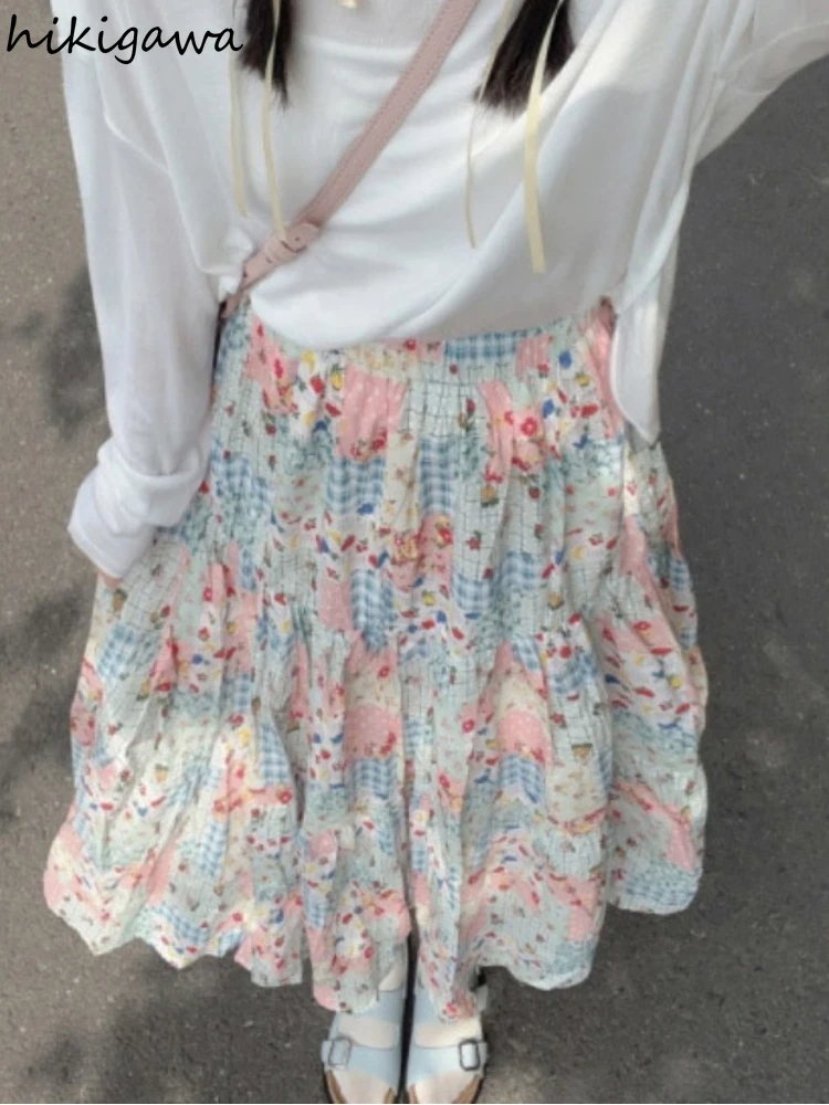 Vintage Long Skirt Women 2025 Faldas Mujer De Moda High Waist A-line Floral Print Jupe Patchwork Fashion Korean Summer Skirts
Vintage Long Skirt Women 2025 Faldas Mujer De Moda High Waist A-line Floral Print Jupe Patchwork Fashion Korean Summer Skirts