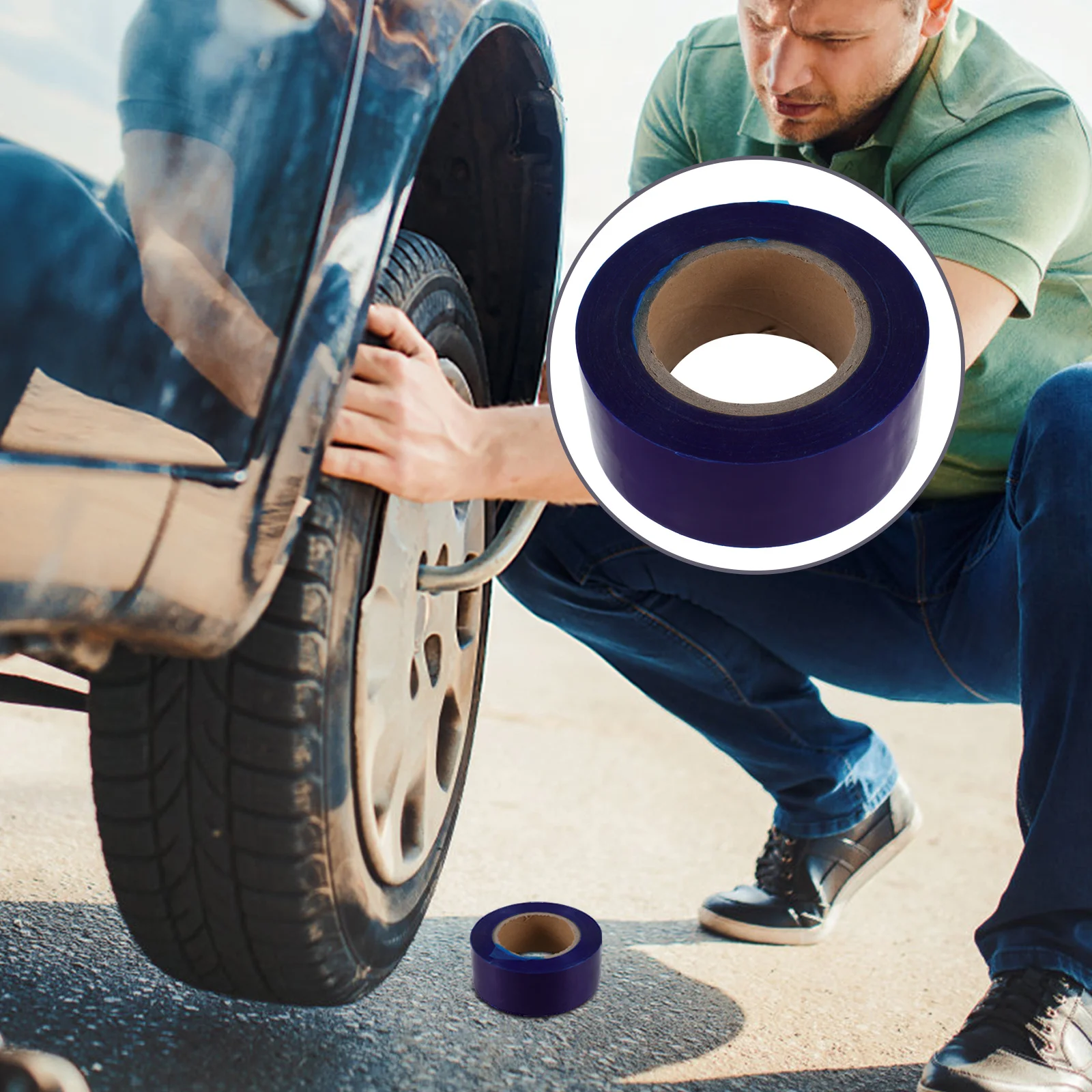 1 Roll Pe Blue Rim Protection Tape Car Wheels Scratch Guard Hub Wheel Protection Film Auto Accessories Car Tape 
1 Roll Pe Blue Rim Protection Tape Car Wheels Scratch Guard Hub Wheel Protection Film Auto Accessories Car Tape