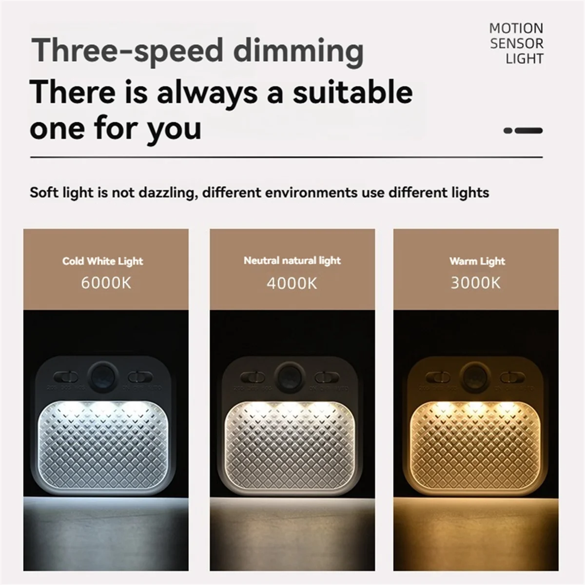 SEMOIC Motion Sensor LED Night Light Rechargeable Stick-on Magnet Night Lamp for Bedroom Stairs Cabinet Hallway Kitchen Lights
SEMOIC Motion Sensor LED Night Light Rechargeable Stick-on Magnet Night Lamp for Bedroom Stairs Cabinet Hallway Kitchen Lights