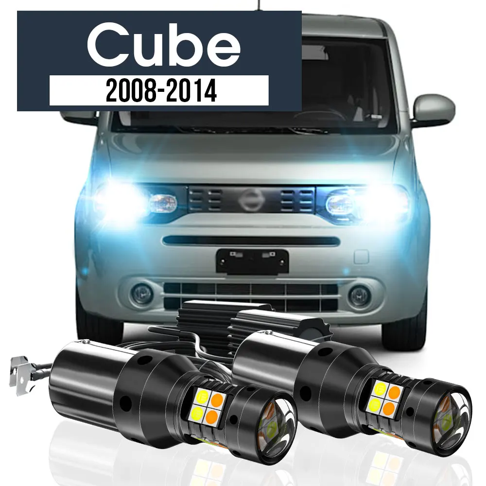 2pcs LED Dual Mode Turn Signal+Daytime Running Light Blub DRL Canbus Accessories For Nissan Cube 2008-2014 2010 2011 2012 2013
2pcs LED Dual Mode Turn Signal+Daytime Running Light Blub DRL Canbus Accessories For Nissan Cube 2008-2014 2010 2011 2012 2013