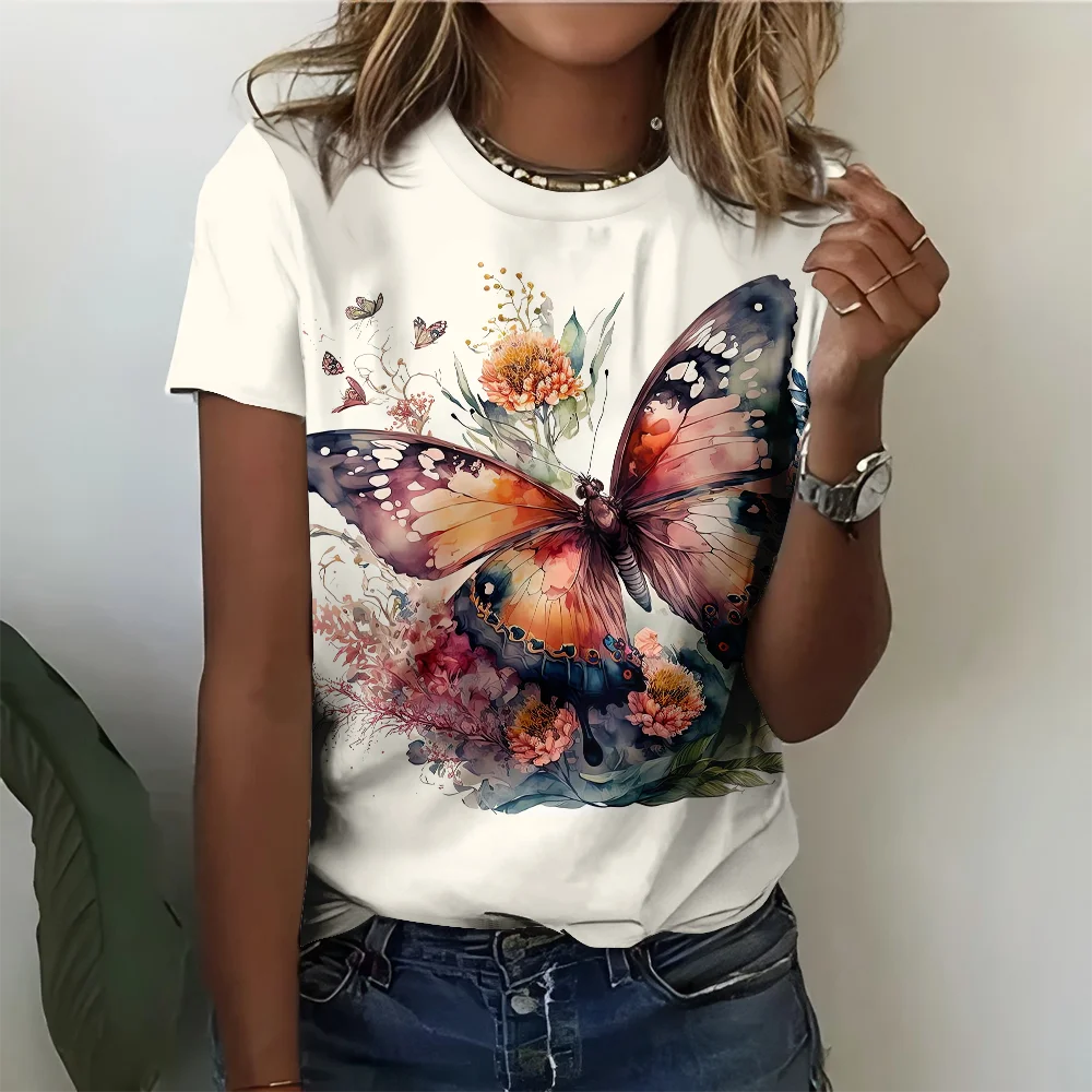 2025 new women's loose short sleeved T-shirt round neck fashionable summer casual T-shirt top women's top T-shirt
2025 new women's loose short sleeved T-shirt round neck fashionable summer casual T-shirt top women's top T-shirt