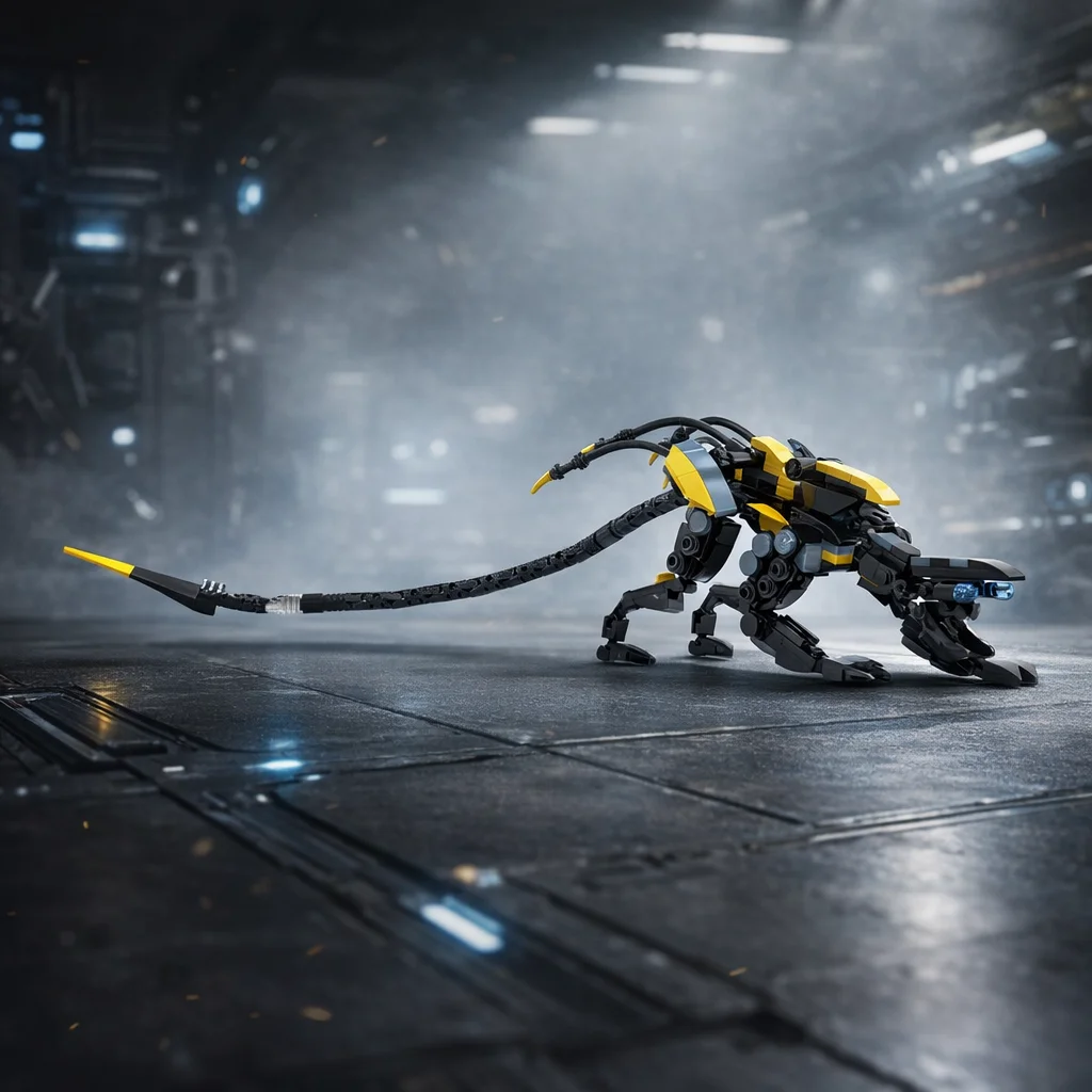 MOC Mechanical Panther Building Blocks Bionic Mecha Animal Model Flexible Joints DIY Assembly Toy Display Gift for Kids Adults
MOC Mechanical Panther Building Blocks Bionic Mecha Animal Model Flexible Joints DIY Assembly Toy Display Gift for Kids Adults