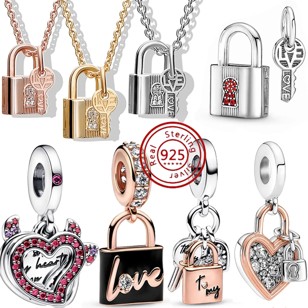 Новинка 2025 года, красочный замок и ключ, подвеска Love Dangle, подходит для оригинального браслета Pantaro, стерлинговое серебро 925 пробы, ювелирные изделия для девочек, праздничный подарок
Новинка 2025 года, красочный замок и ключ, подвеска Love Dangle, подходит для оригинального браслета Pantaro, стерлинговое серебро 925 пробы, ювелирные изделия для девочек, праздничный подарок