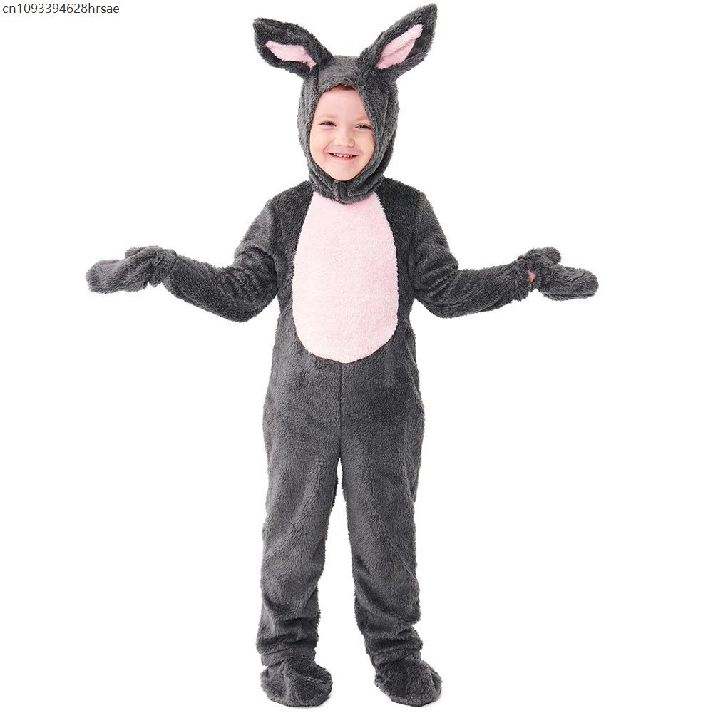 Kids Grey Bunny Costume for Boys Girls Animal Dress Up Bunny Suit Toddler Rabbit Halloweeen Costume
Kids Grey Bunny Costume for Boys Girls Animal Dress Up Bunny Suit Toddler Rabbit Halloweeen Costume