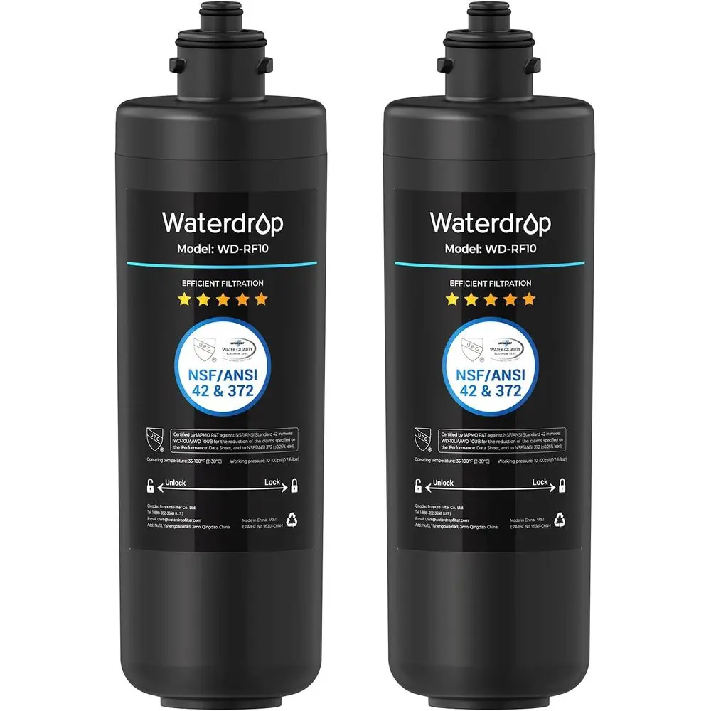 Under Sink Water Filter System, Reduces Contaminants, Chlorine, Lead, Improves Taste & Odor, Certified, 1-Year, 2-Pack
Under Sink Water Filter System, Reduces Contaminants, Chlorine, Lead, Improves Taste & Odor, Certified, 1-Year, 2-Pack