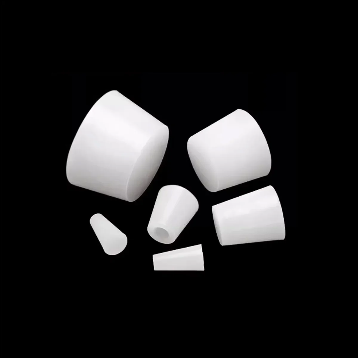 High Temperature Resistant Silicone Conical Threaded Hole Solid Sealing Plug Laboratory Test Tube Plug
High Temperature Resistant Silicone Conical Threaded Hole Solid Sealing Plug Laboratory Test Tube Plug