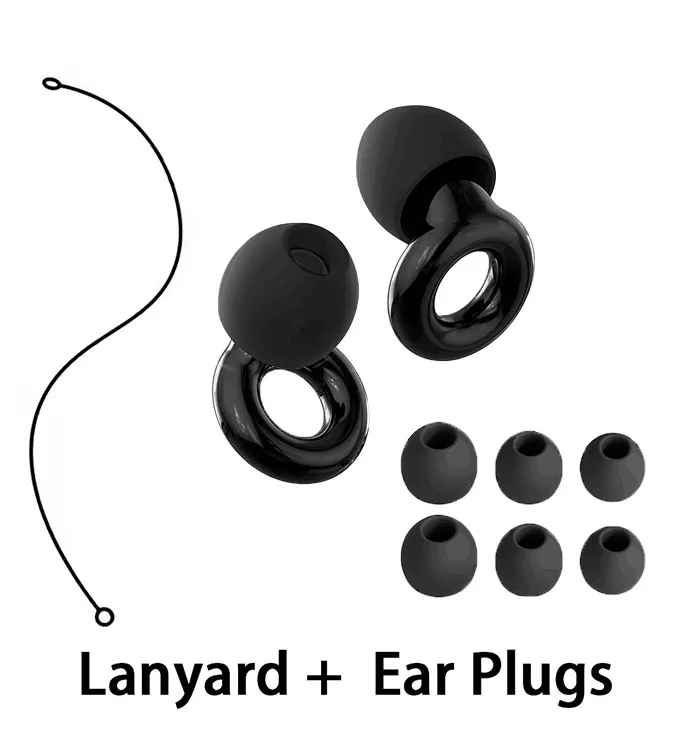 Reusable High-Fidelity Ear Plugs - Silicone Lanyard for Earplugs - Concerts & Festivals, Live Events, Musicians, DJs
Reusable High-Fidelity Ear Plugs - Silicone Lanyard for Earplugs - Concerts & Festivals, Live Events, Musicians, DJs