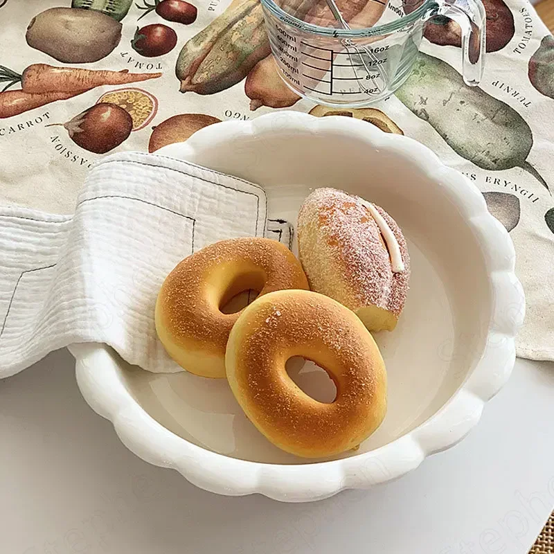 Nordic Ins Wave Lace Ceramic Plate French Modern Pure White Soup Plates Fruit Salad Bowl Noodle Bowls Afternoon Tea Tableware
Nordic Ins Wave Lace Ceramic Plate French Modern Pure White Soup Plates Fruit Salad Bowl Noodle Bowls Afternoon Tea Tableware