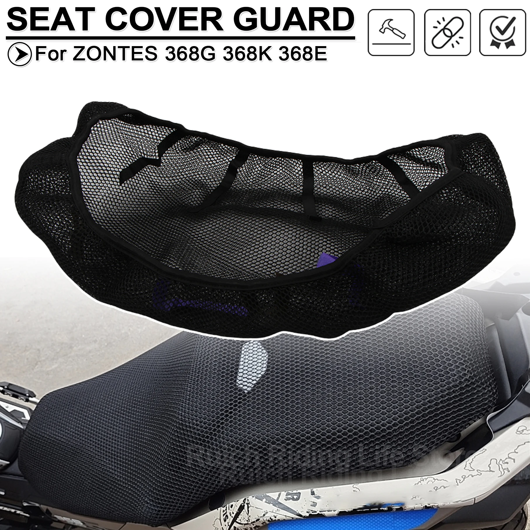 Motorcycle Seat Cover Guard Insulation Fabric Cushion For ZONTES 368G 368K 368E 368 G K E 3D Mesh Breathable Protective Shelter
Motorcycle Seat Cover Guard Insulation Fabric Cushion For ZONTES 368G 368K 368E 368 G K E 3D Mesh Breathable Protective Shelter