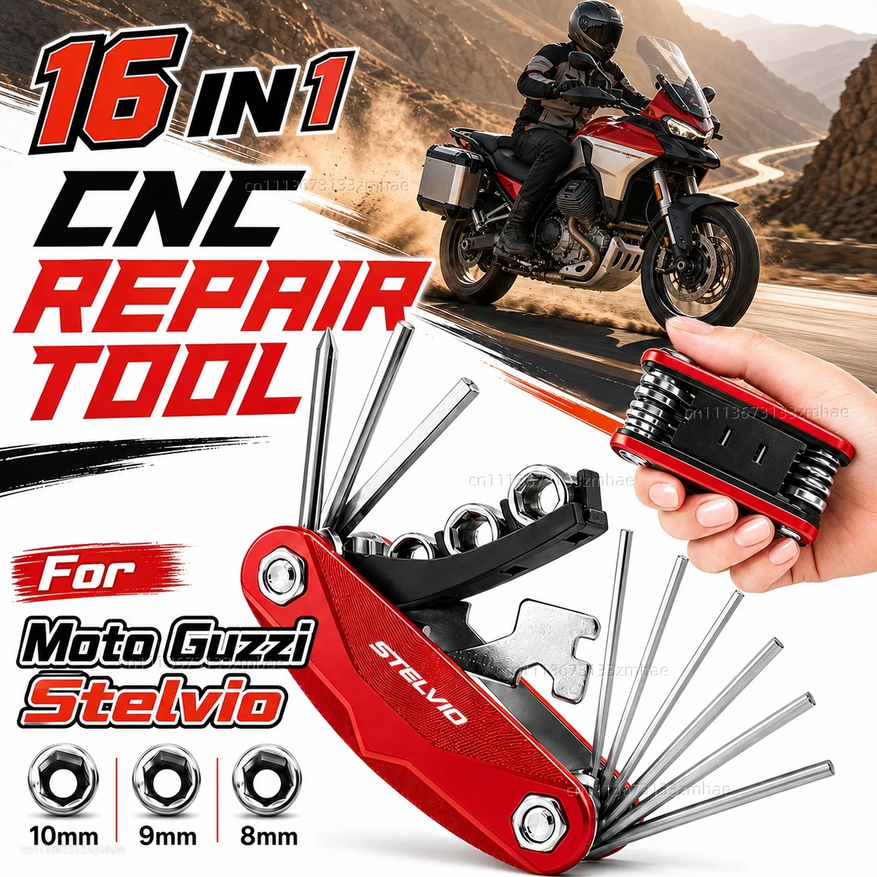 For Moto Guzzi Stelvio 2008-2016 2024 Touring Adventure Motorcycle Tool Repair Kit Multifunctional Screwdriver Wrench Hex Key
For Moto Guzzi Stelvio 2008-2016 2024 Touring Adventure Motorcycle Tool Repair Kit Multifunctional Screwdriver Wrench Hex Key
