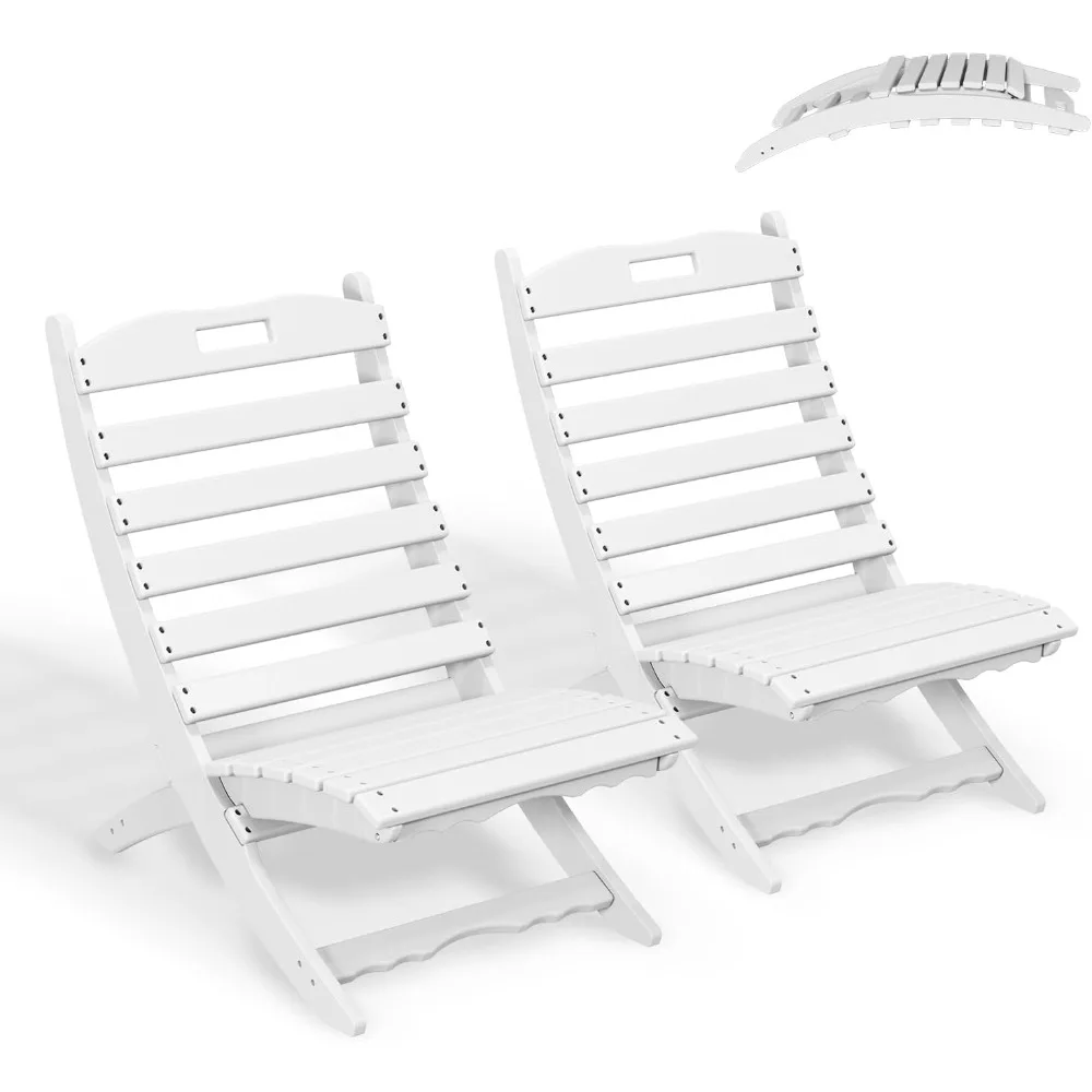 Folding-Xavier-Chairs Set of 2 | Wave | Portable Adirondack-Chair | HDPE Plastic | All Weather Fire-Pit Chair | White | for Beac
Folding-Xavier-Chairs Set of 2 | Wave | Portable Adirondack-Chair | HDPE Plastic | All Weather Fire-Pit Chair | White | for Beac