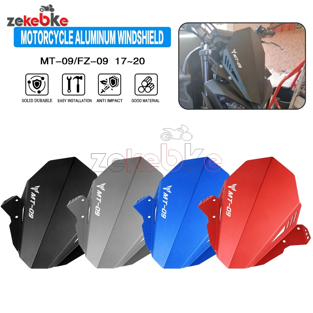 MT-09 FZ-09 Motorcycle Accessories Sport Screen Windshield Deflector Windscreen Airflow Wind For Yamaha MT 09 FZ 09 2017-2020
MT-09 FZ-09 Motorcycle Accessories Sport Screen Windshield Deflector Windscreen Airflow Wind For Yamaha MT 09 FZ 09 2017-2020