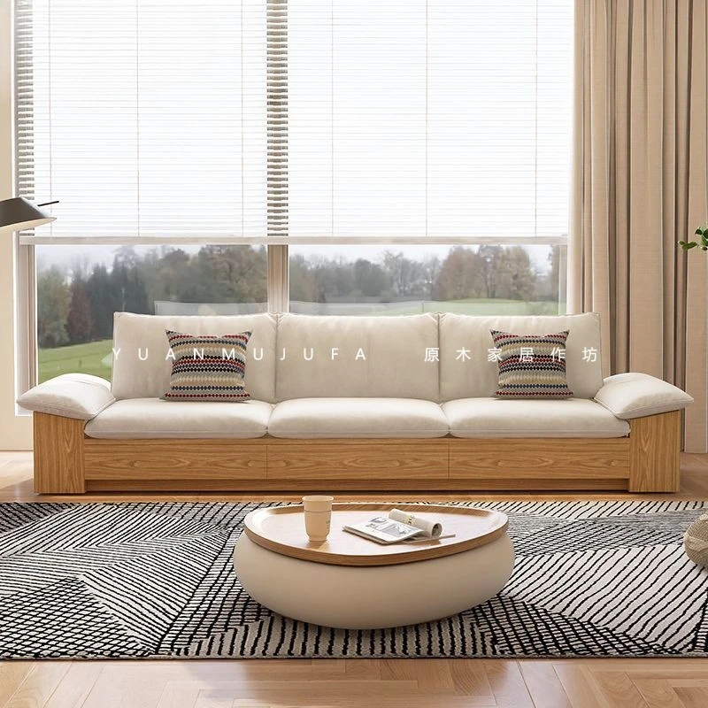 Primary color new Chinese solid wood sofa small apartment living room Nordic simple storage platform removable and washable fabr
Primary color new Chinese solid wood sofa small apartment living room Nordic simple storage platform removable and washable fabr