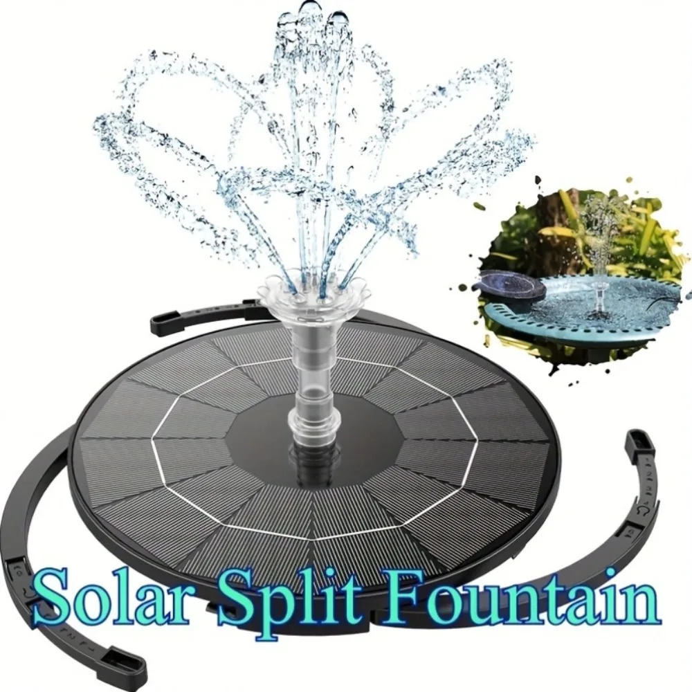 1pc,2025 New 3.5W Solar Split Type Fountain Bird Bath Equipped with Multiple DIY Nozzles To Meet Various Fountain Effect Needs
1pc,2025 New 3.5W Solar Split Type Fountain Bird Bath Equipped with Multiple DIY Nozzles To Meet Various Fountain Effect Needs