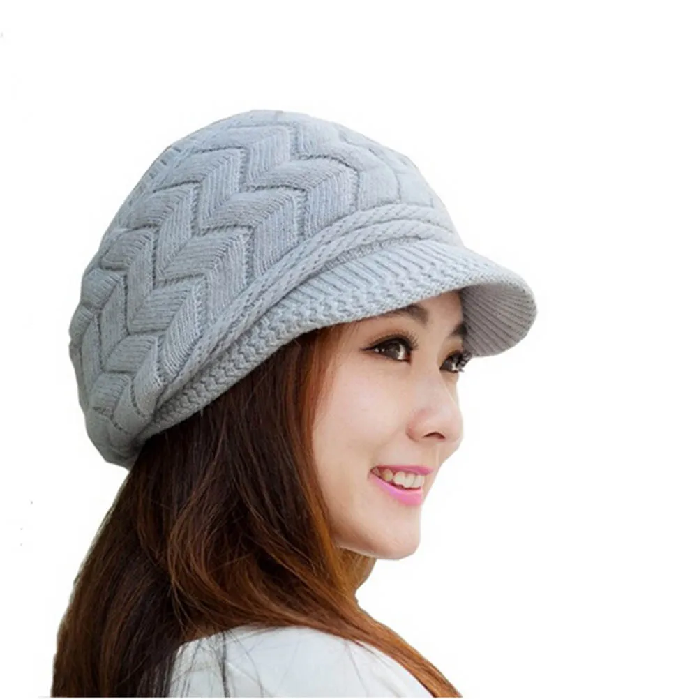 Hat Women Grey Wool Winter Wool Warm Cap Cap Elastic Fit Snow Ski Beanie Thermal Ear Cover Lady Gift Hats
Hat Women Grey Wool Winter Wool Warm Cap Cap Elastic Fit Snow Ski Beanie Thermal Ear Cover Lady Gift Hats