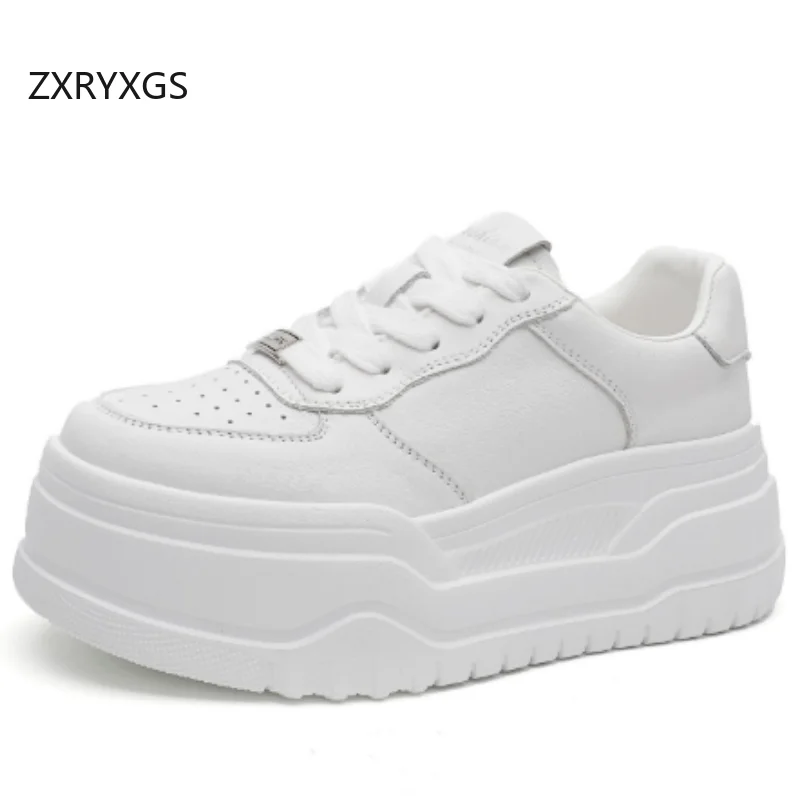 ZXRYXGS Top Layer Cowhide White Shoes Platform Heighten Sneakers Fashion Casual Shoes 2025 Light Comfort Versatile Trendy Shoes
ZXRYXGS Top Layer Cowhide White Shoes Platform Heighten Sneakers Fashion Casual Shoes 2025 Light Comfort Versatile Trendy Shoes