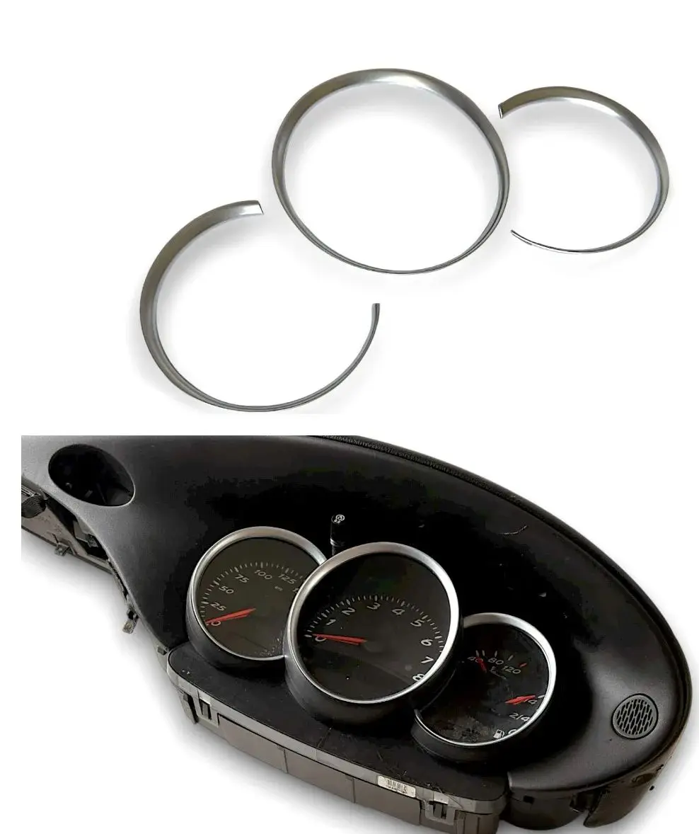 Matt Chrome Dashboard Dial Gauge Rings Bezel Trim FOR Porsche 986 Boxster
Matt Chrome Dashboard Dial Gauge Rings Bezel Trim FOR Porsche 986 Boxster
