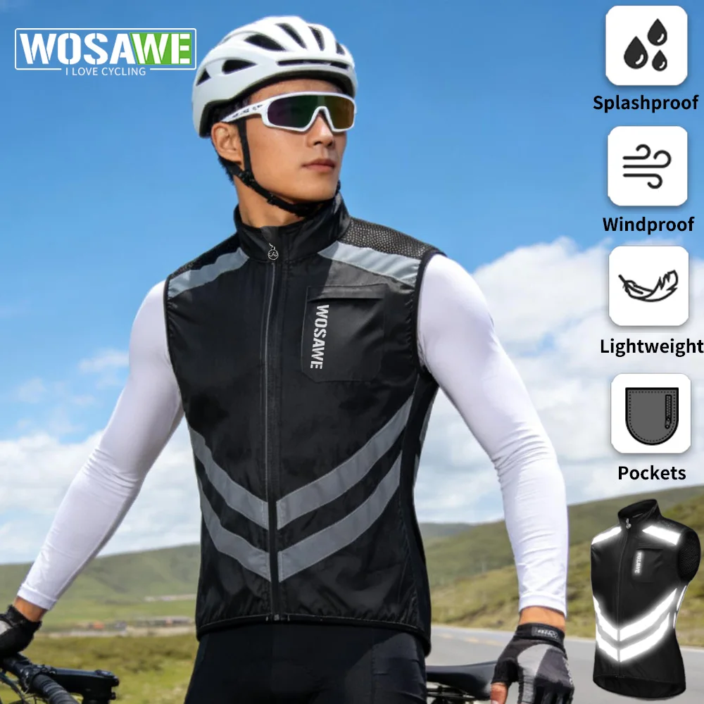 Велосипедный жилет WOSAWE без рукавов, светоотражающий, ветрозащитный, ультралегкий, с защитой от солнца, для альпинизма, велоспорта и активного отдыха
Велосипедный жилет WOSAWE без рукавов, светоотражающий, ветрозащитный, ультралегкий, с защитой от солнца, для альпинизма, велоспорта и активного отдыха