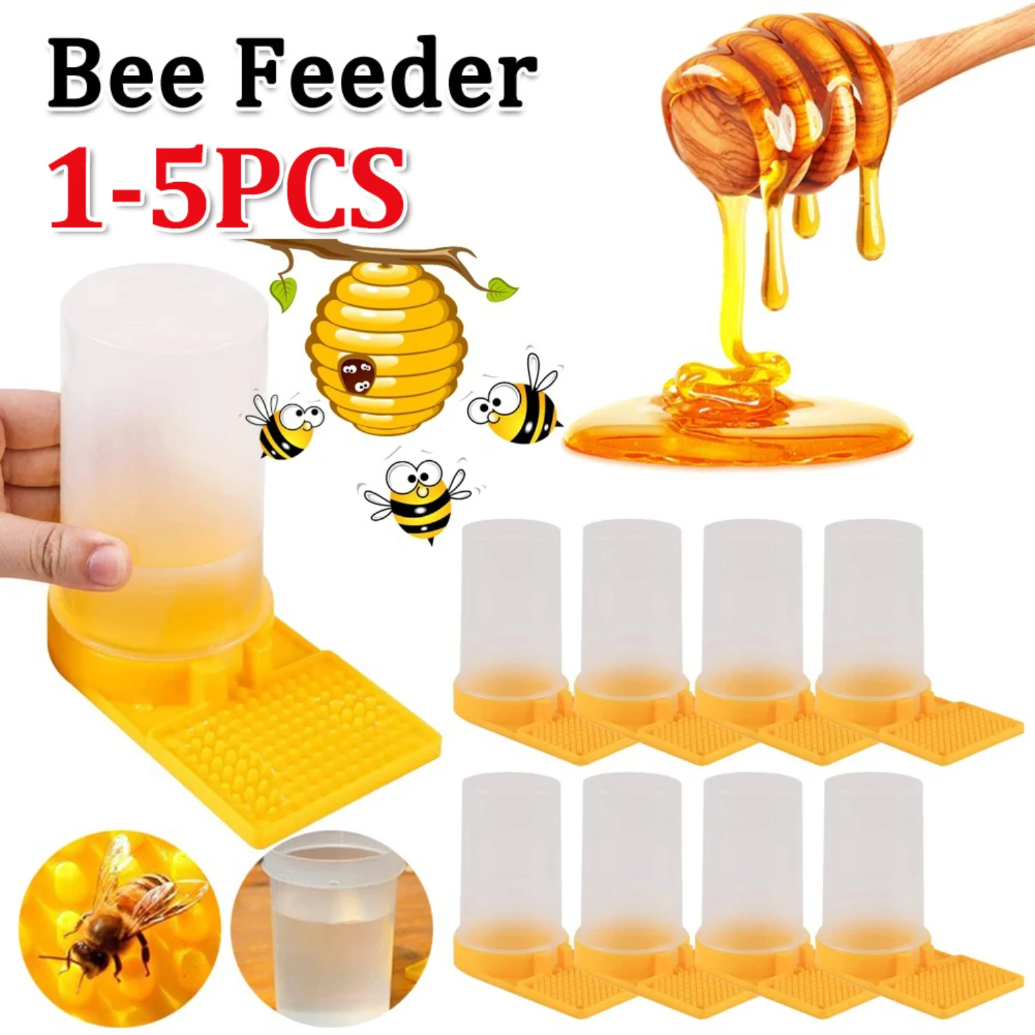 1-5pcs Bee Feeder Drinking Water Waterer Beekeeping Honey Bee Feeders Watering Bees Tools Supplies Feeding Bee Drinker Tools
1-5pcs Bee Feeder Drinking Water Waterer Beekeeping Honey Bee Feeders Watering Bees Tools Supplies Feeding Bee Drinker Tools