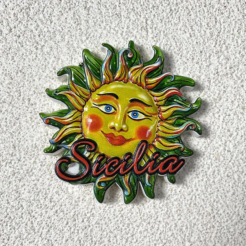 Sicily Sun Face Magnetic Refrigerator Magnet3dThree-dimensional Creative Home Decor Travel Souvenir Crafts
Sicily Sun Face Magnetic Refrigerator Magnet3dThree-dimensional Creative Home Decor Travel Souvenir Crafts