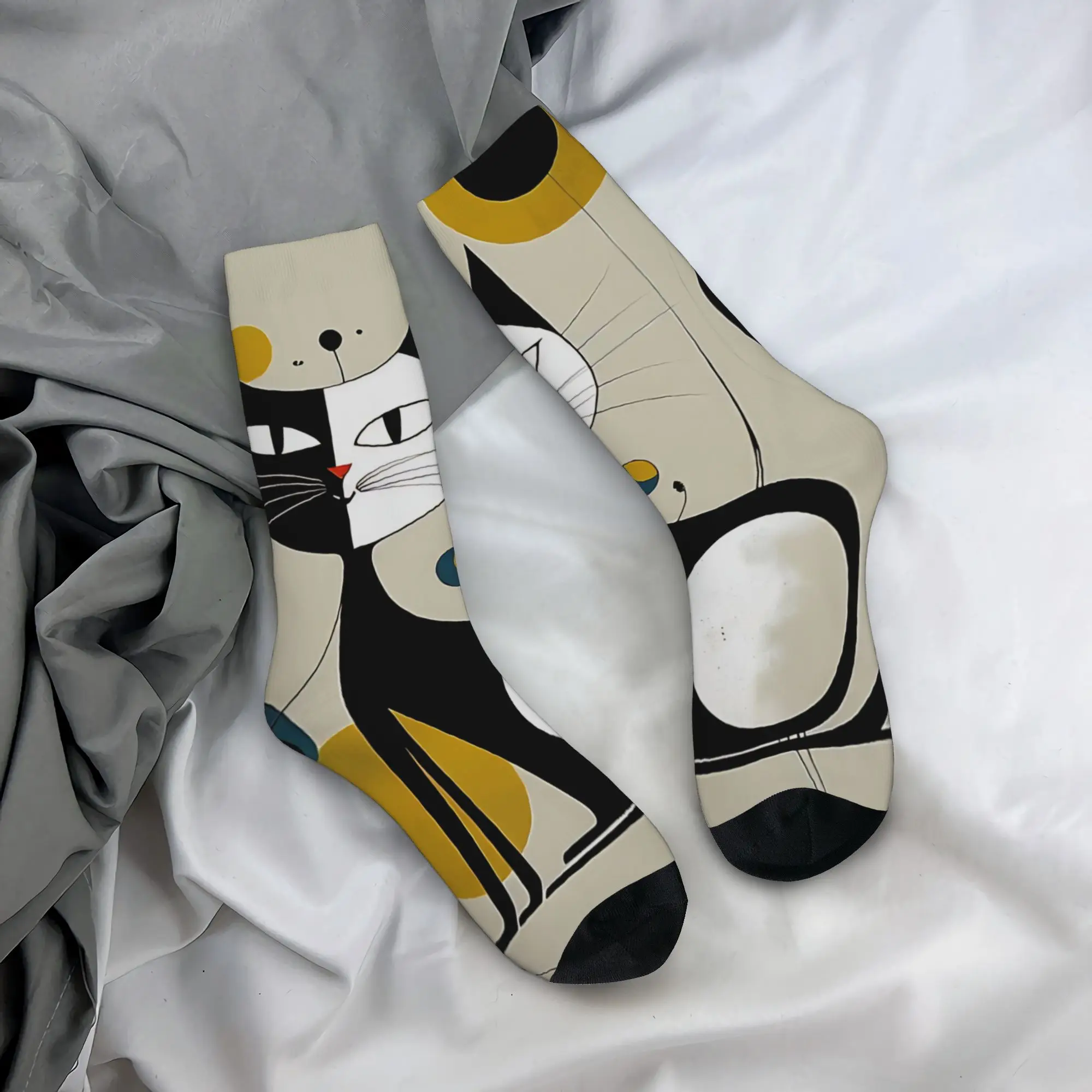 Retro Vintage Art Cute Cats Socks Winter Stockings Korean Adults Men Medium Soft Socks Pattern Outdoor Sports Non Skid Socks
Retro Vintage Art Cute Cats Socks Winter Stockings Korean Adults Men Medium Soft Socks Pattern Outdoor Sports Non Skid Socks