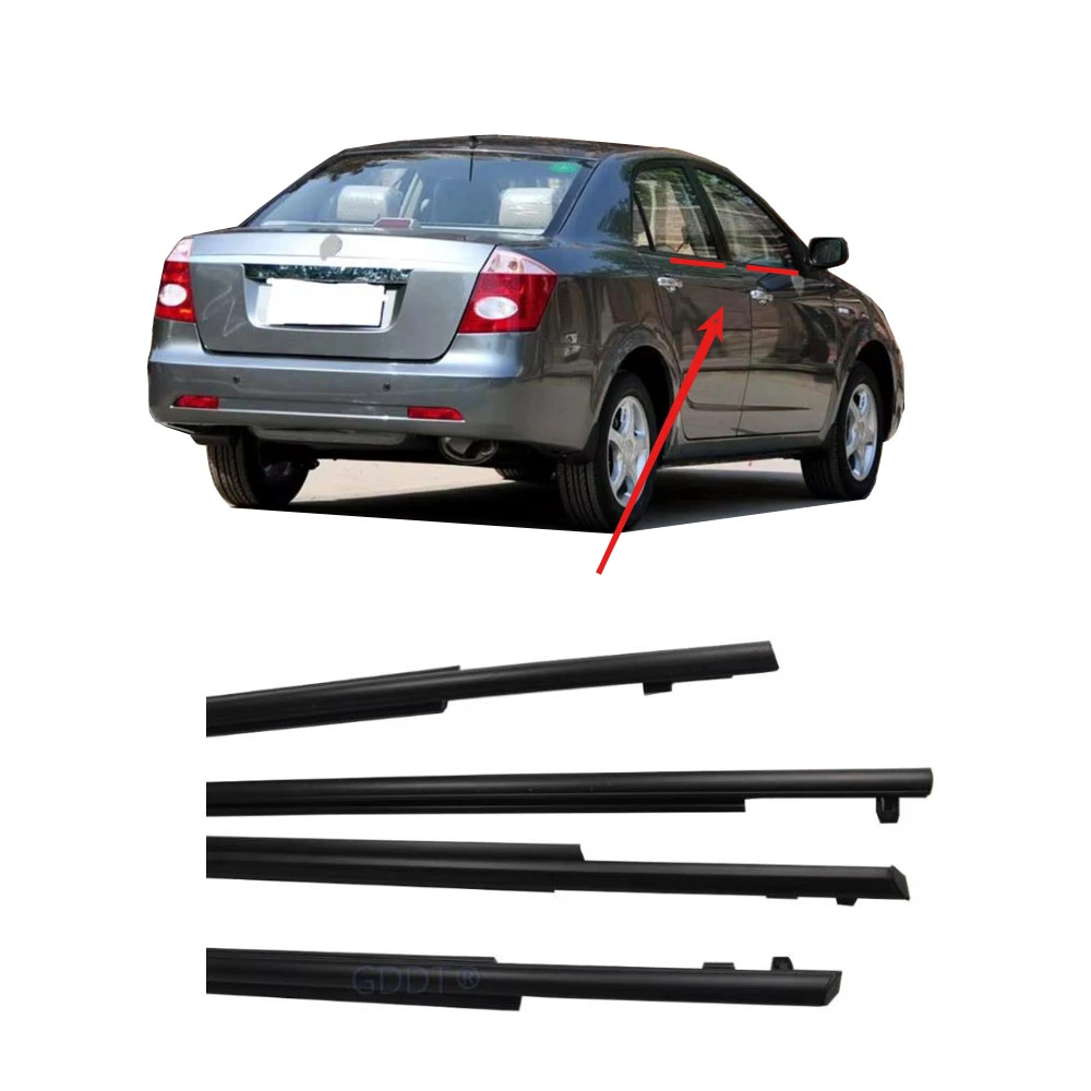 4 Pieces Windows Rubber for Geely FC Vision 2006-2013 Protector Weather Strip Glass Protect Outside Black Moulding with Clips
4 Pieces Windows Rubber for Geely FC Vision 2006-2013 Protector Weather Strip Glass Protect Outside Black Moulding with Clips