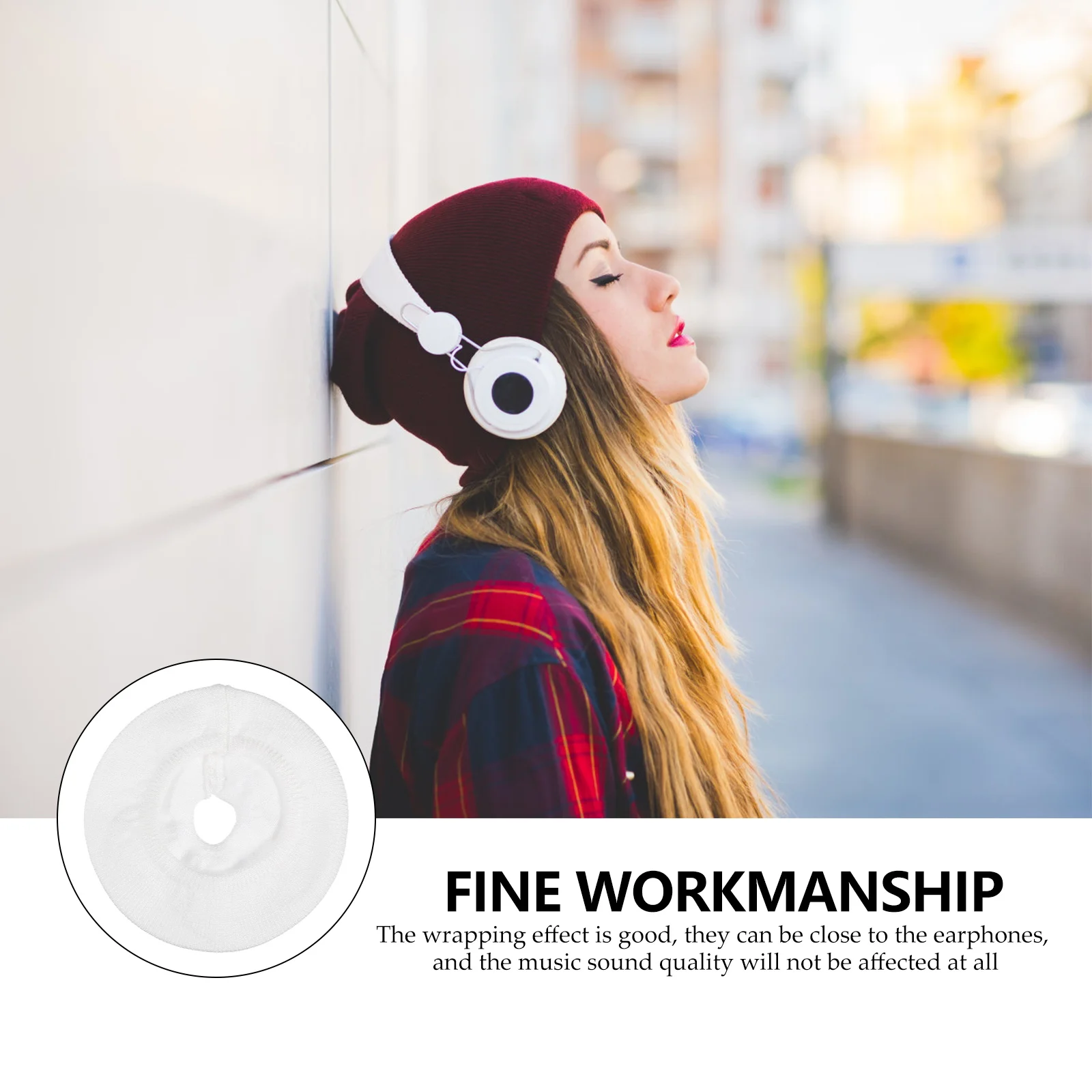 Earphone Protective Covers Headphone Dust Earphones Earmuffs Durable White Cloth Protectors
Earphone Protective Covers Headphone Dust Earphones Earmuffs Durable White Cloth Protectors