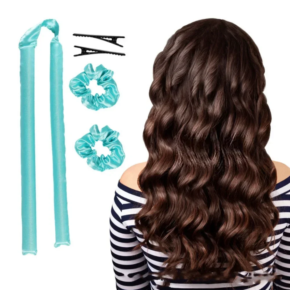 5PCS Heatless Curling Rod Headband No Heat Silk Curls Ribbon Hair Rollers Sleeping Soft Hair Curlers Foam Rod Hair Styling Tools
5PCS Heatless Curling Rod Headband No Heat Silk Curls Ribbon Hair Rollers Sleeping Soft Hair Curlers Foam Rod Hair Styling Tools