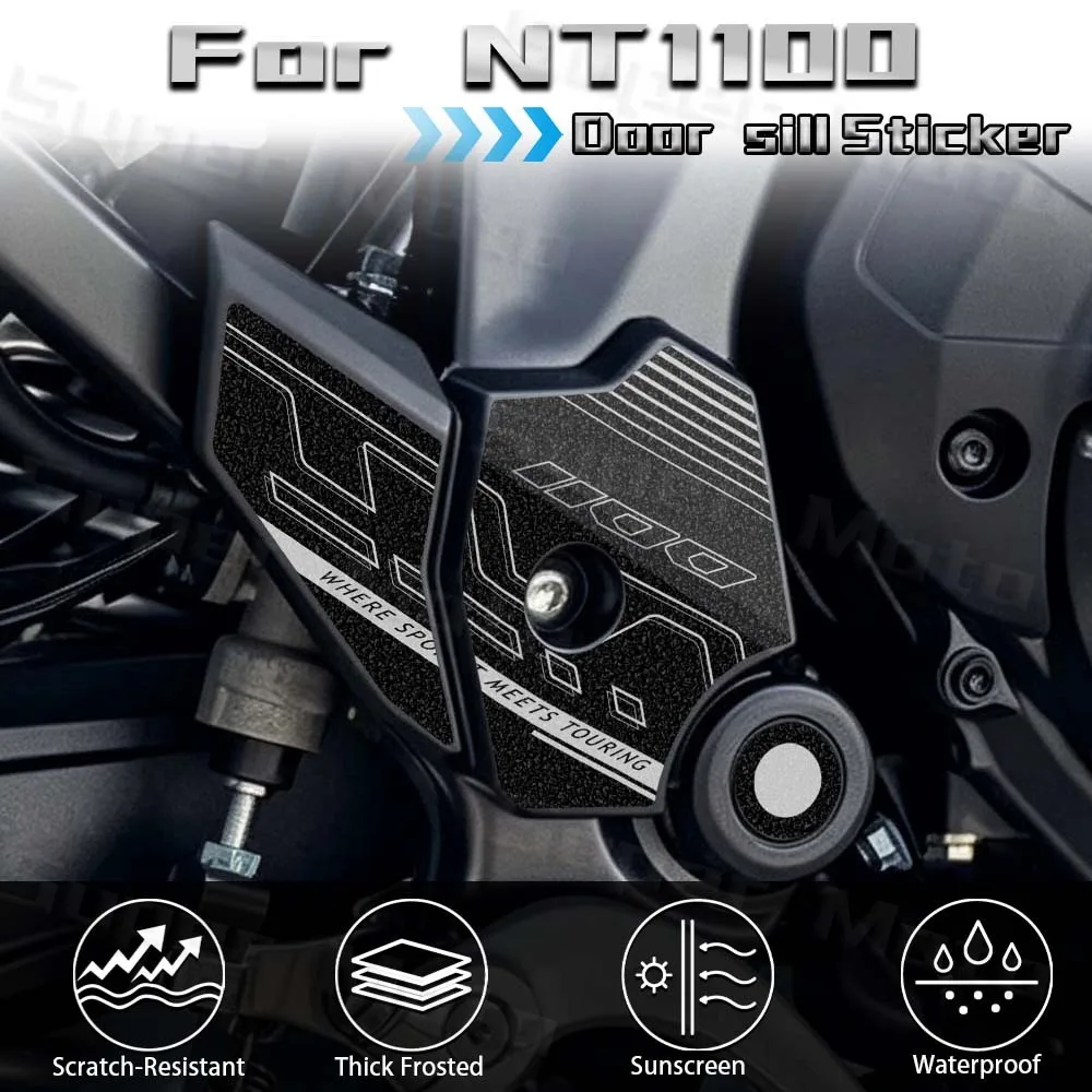 Motorcycle Heel Protector Sticker Frosted Door Sill Decal Waterproof Decorative Accessories For NT 1100 nt1100 2022-2026
Motorcycle Heel Protector Sticker Frosted Door Sill Decal Waterproof Decorative Accessories For NT 1100 nt1100 2022-2026