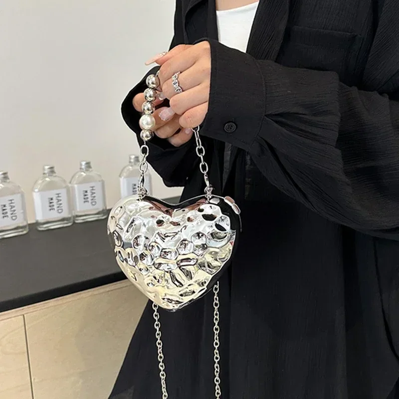 Fashion Super Mini Women Evening Bag Gold Silver Heart DesignParty Prom Shoulder Crossbody Bags Key Lipstick Banquet Bag
Fashion Super Mini Women Evening Bag Gold Silver Heart DesignParty Prom Shoulder Crossbody Bags Key Lipstick Banquet Bag
