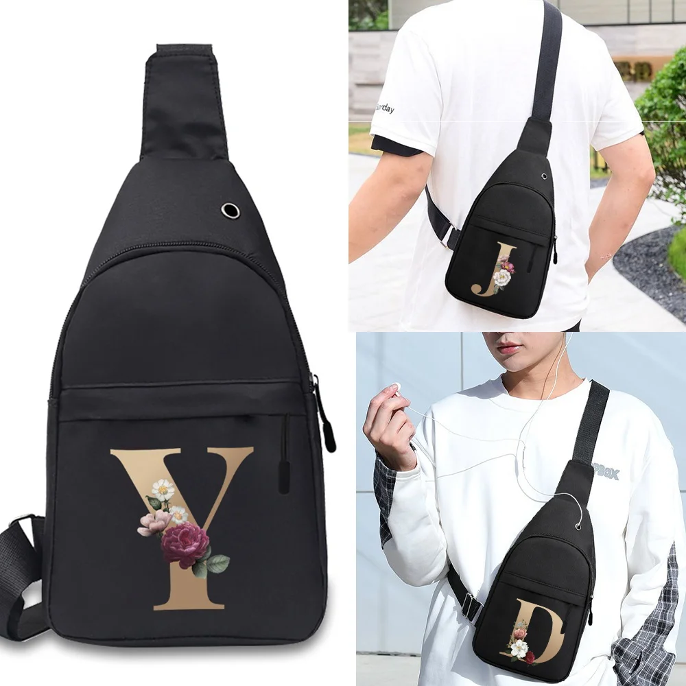 Shoulder Chest Bag Crossbody Bag Waist Pack Messenger Pack for Male Print Letter Name Pattern Multifunction Shoulder Sling Bag
Shoulder Chest Bag Crossbody Bag Waist Pack Messenger Pack for Male Print Letter Name Pattern Multifunction Shoulder Sling Bag
