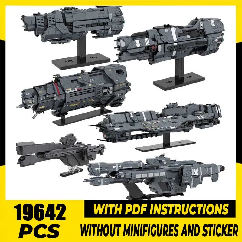 Модель космического корабля Moc, строительные кирпичи UNSC Valiant Class Super Heavy Cruiser Series, технологические блоки, подарки, игрушки, набор «сделай сам», сборка
Модель космического корабля Moc, строительные кирпичи UNSC Valiant Class Super Heavy Cruiser Series, технологические блоки, подарки, игрушки, набор «сделай сам», сборка