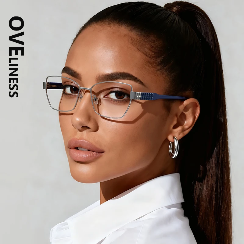 Women's Grade Glasses Optical Lenses Metal Square Presbyopia Eyeglasses for Woman Anti Blue Light Reading Glasses
Women's Grade Glasses Optical Lenses Metal Square Presbyopia Eyeglasses for Woman Anti Blue Light Reading Glasses